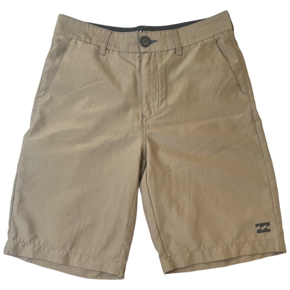 Billabong Submersibles hybrid board shorts beige tan size 27 medium 13/14